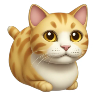 cheese cat sticker