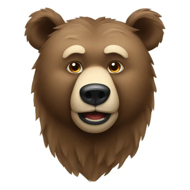 russian bear sticker