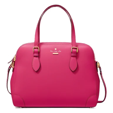 Realistic raspberry color kate spade satchel purse.  sticker