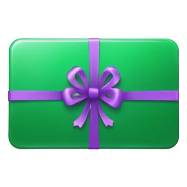 green gift card sticker
