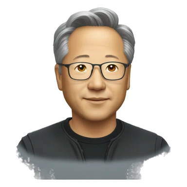 jensen huang sticker