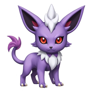 Litten-Absol-Noibat-Espeon-Hybrid (Full body) sticker