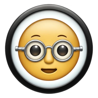 Monacle glasse sticker