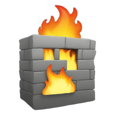 firewall-on-fire sticker