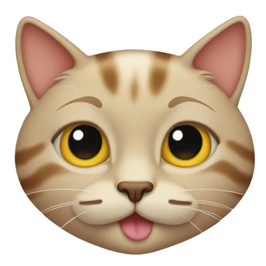 Cat wink sticker