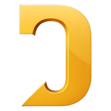 Minimal emoji of a bold capital letter “C” with a single diagonal slash cutting through it from top-left to bottom-right. Clean, flat design, high contrast, readable at small sizes, tech/startup style. Black background. sticker