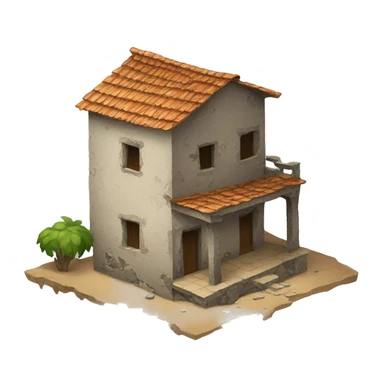 Casa en ruinas sticker