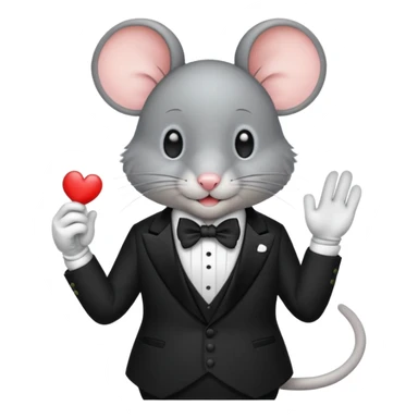 mouse in Formal Attire sticker