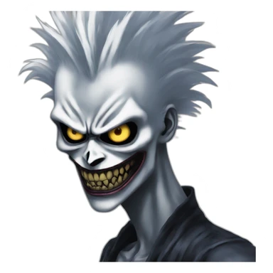 ryuk from death note that not smiling sticker