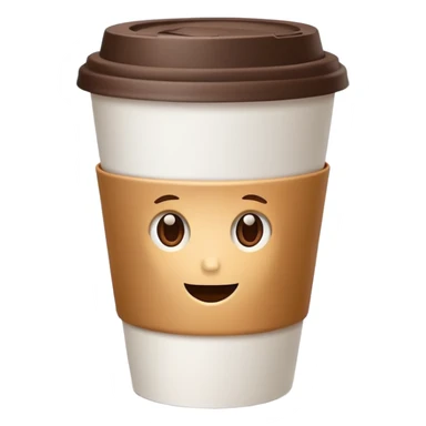 coffee take away cup sticker