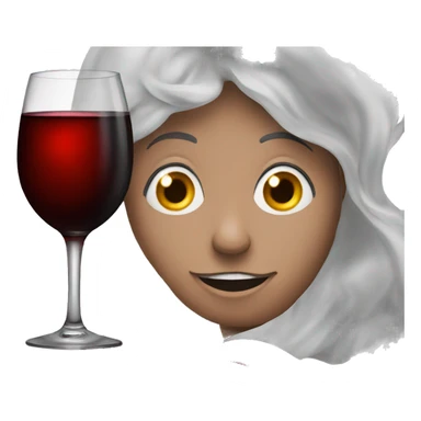 Red wine supernova sticker