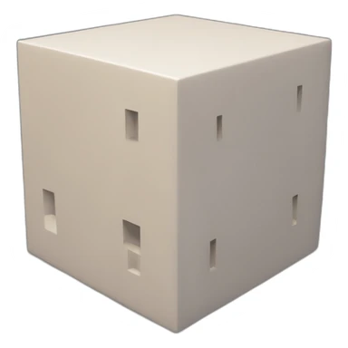 5 dimensional cube sticker