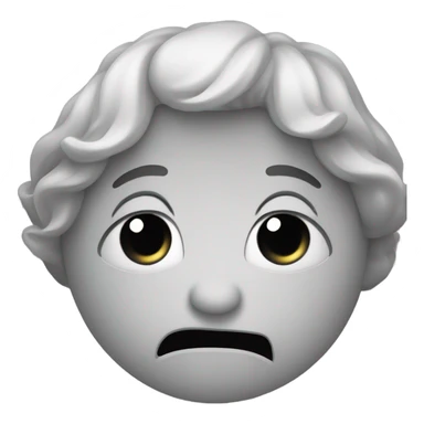 sad and happy face sticker