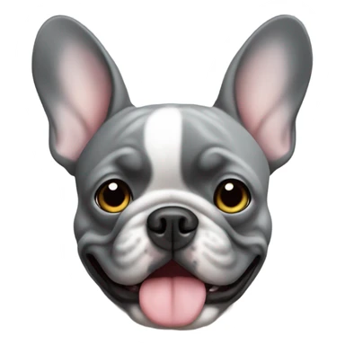 French bulldog that is grey sticker