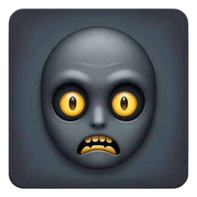 disturbing small icon sticker