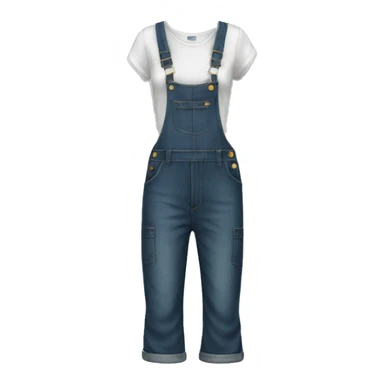 overalls with long pants piece of cloth item only sticker