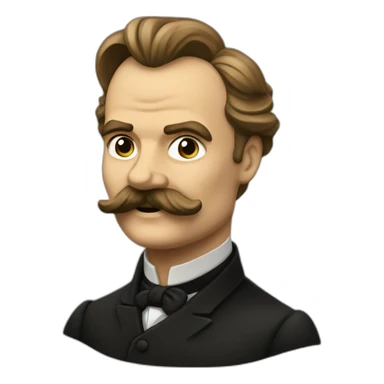 Happy Nietzsche sticker