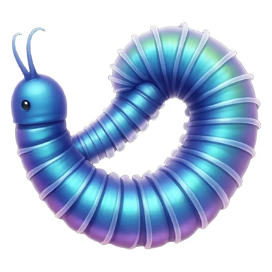 Polychaete worm sticker