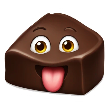 enjoy eating chocolate sticker
