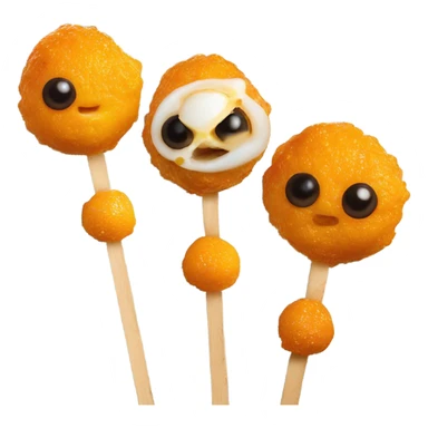 Kwek kwek on a stick sticker