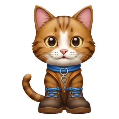 Gato con botas sticker