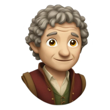 Bilbo bolsón sticker