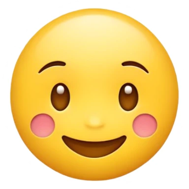 Cute cartoon emoji with ×1× symbol sticker