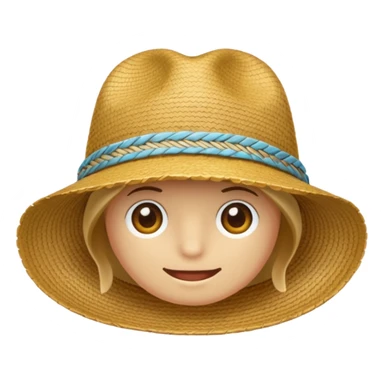 Chapeau de paille one piece sticker