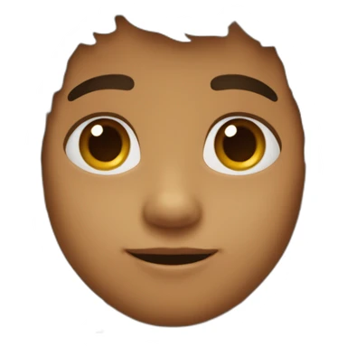 niño pelo oscuro ojos marrones sticker