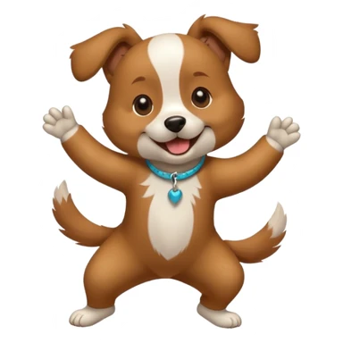 ik wil een hond die danst sticker