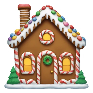 gingerbread house sticker