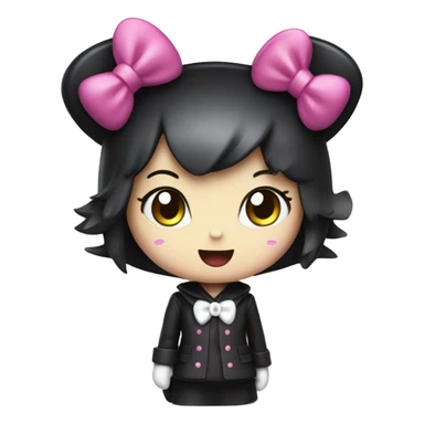 Hello kitty and kuromi  sticker