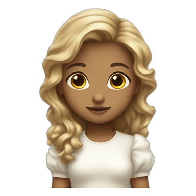 cute girl angel sticker