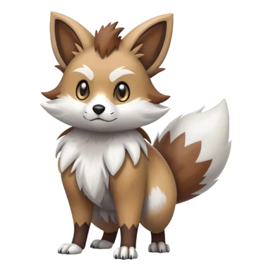 Furret-Lycanroc-Hybrid (Full body) sticker