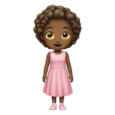 a girl kids in a dress sticker