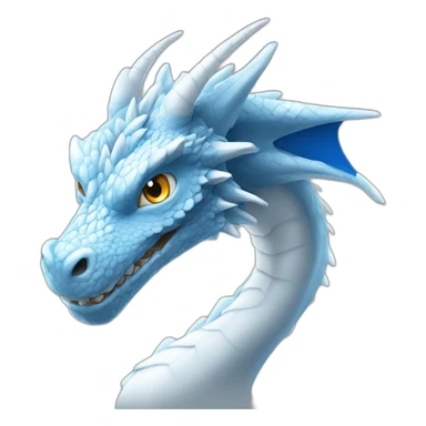 blue-eyes-white-dragon sticker