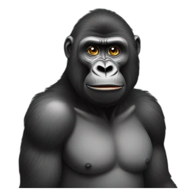 Personne ressemblant à un gorille quand elle se lève le matin sticker