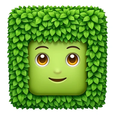 Square bush sticker