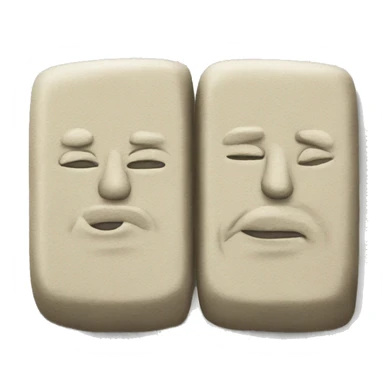 Two Stone tablets sticker