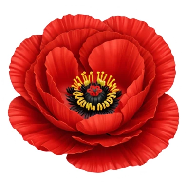 Poppy sticker