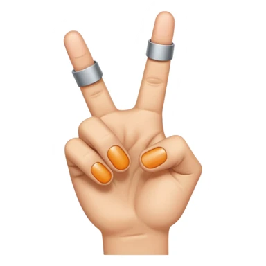 finger guns sticker