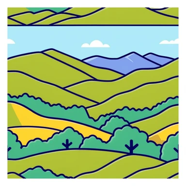 The hills of Scotland sticker