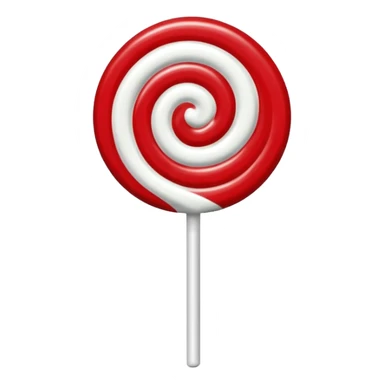 Peppermint swirl lollipop sticker