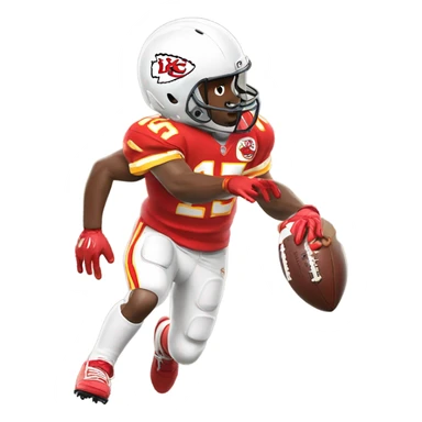 Kansas City football sticker