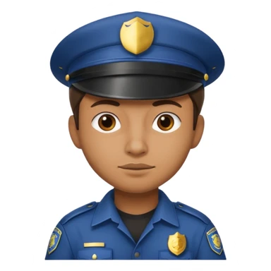 thief, Police hat. sticker