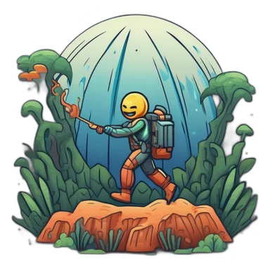 Badass Climate activists saving the world sticker