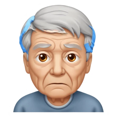 idoso confuso sticker