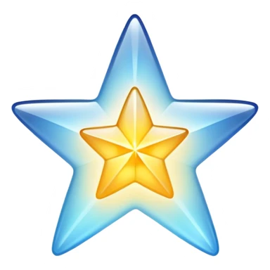 Star but invisible sticker
