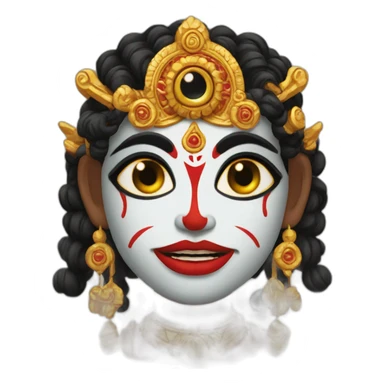 kali mata god sticker