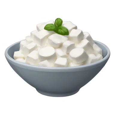 cottage cheese in a bowl sticker
